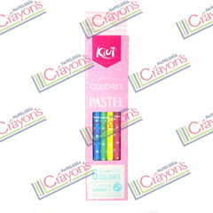 COLORES KIUT PASTEL 6 PIEZAS