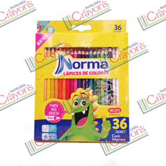 COLORES NORMA 36 PIEZAS