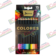 COLORES NORMA PREMIUM 15 PIEZAS