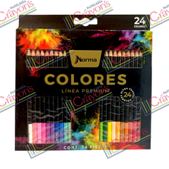 COLORES NORMA PREMIUM 24 PIEZAS