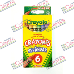 CRAYONES CRAYOLA DELGADOS 6 PIEZAS