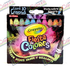 CRAYONES CRAYOLA FIESTA 10 PIEZAS