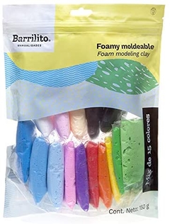 FOAMY MOLDEABLE BARRILITO 15PZS