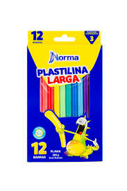 PLASTILINA NORMA LARGA 12PZS