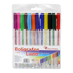 BOLIGRAFO ESCRIMEX LASSER 12PZS