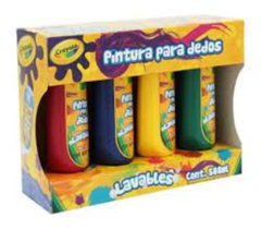 PINTURA DEDOS CRAYOLA 4PZS