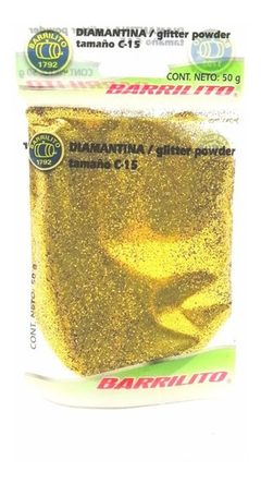 DIAMANTINA BARRILITO 50GRS ORO