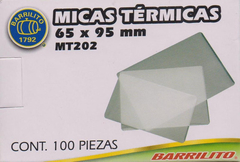 MICA TERMICA BARRILITO 65X95MM 100PZS