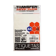 ETIQUETA TRANSFER 00019 TRA