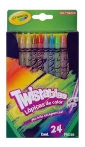 COLORES CRAYOLA TWIS 24PZS