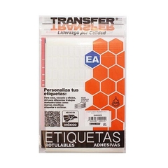 ETIQUETA TRANSFER 00820 BLANCA