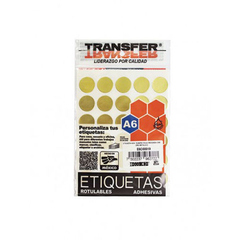 ETIQUETA TRANSFER 00019 ORO