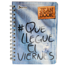 LIBRETA FF JEAN BOOK REV 100H RAY