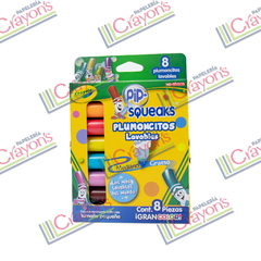 PLUMONES CRAYOLA PIP SQUEAKS 8PIEZAS