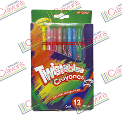 CRAYONES CRAYOLA TWISTABLES 12 PIEZAS