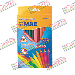 COLORES MAE JUMBO TRIANGULARES 12 PIEZAS