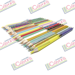 COLORES MAE BICOLORES TRIANGULARES 18 PIEZAS - Papeleria Crayons