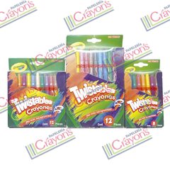 CRAYONES CRAYOLA TWISTABLES MINI 8 PIEZAS - comprar en línea