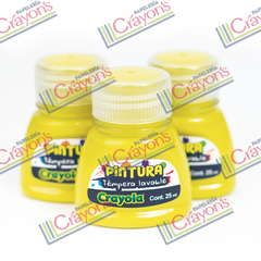 PINTURA CRAYOLA AMARILLA - Papeleria Crayons