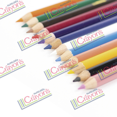 COLORES MAE CORTOS 12 PIEZAS - Papeleria Crayons