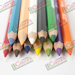 COLORES NORMA SUPER HEXAGONALES 12 PIEZAS - Papeleria Crayons