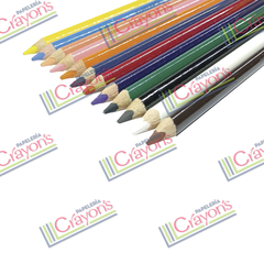 COLORES MAE JUMBO TRIANGULARES 12 PIEZAS - Papeleria Crayons