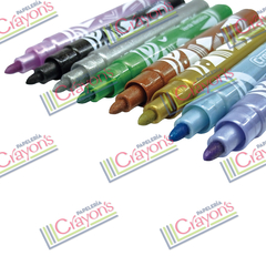 Imagen de PLUMONES CRAYOLA METALICOS 8 PIEZAS