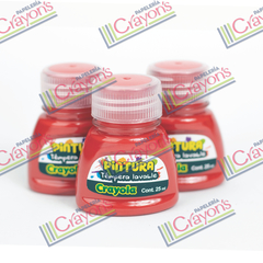 PINTURA CRAYOLA ROJO - Papeleria Crayons