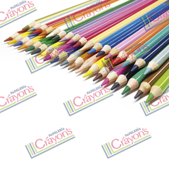 COLORES MAE LARGOS TRIANGULARES 36 PIEZAS - Papeleria Crayons