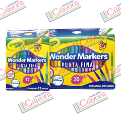 PLUMONES CRAYOLA WONDER MAKERS 12PIEZAS en internet