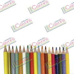 COLORES MAE BICOLORES TRIANGULARES 18 PIEZAS - Papeleria Crayons