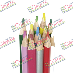 COLORES MAE BICOLORES TRIANGULAES 12PIEZAS - comprar en línea