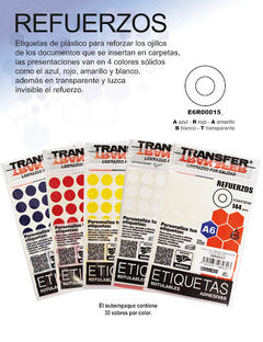 ETIQUETA TRANSFER R00015 TRANS