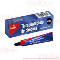 TINTA CHEQUES ROJ 12ML