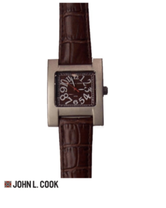 Reloj John L. Cook Unisex Fashion Cuero 1906