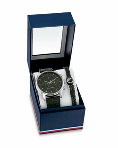 Gift Set Reloj Hombre Tommy Hilfiger + Pulsera Cuero 2770097 en internet