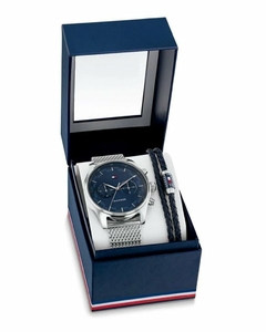 Gift Set Reloj Hombre Tommy Hilfiger + Pulsera Cuero 2770102 en internet