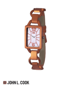 Reloj John L. Cook Mujer Fashion Cuero 3508