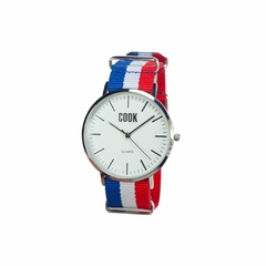 Reloj John L Cook Unisex Fashion Tela 3686 - comprar online