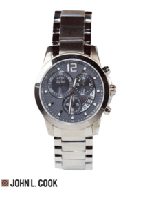 Reloj John L. Cook Hombre Velvet Cronógrafo Acero 5618