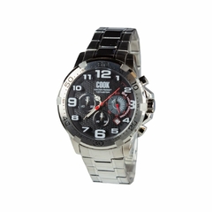 Reloj John L. Cook Hombre Velvet Cronografo Acero 5684 - comprar online