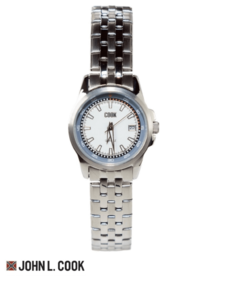 Reloj John L. Cook Mujer Velvet Classic Acero 5689