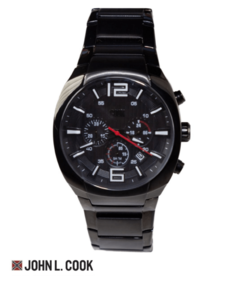 Reloj John L. Cook Hombre Velvet Cronografo Acero 5720