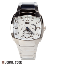 Reloj John L. Cook Hombre Velvet Multifuncion 5722