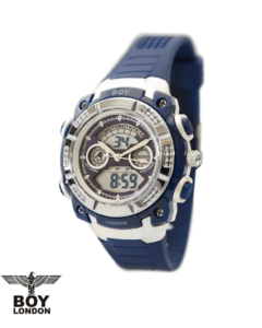 Reloj Boy London Unisex Ana Digi Caucho 7229