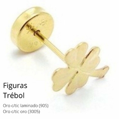 Aro Abridor Lili Modelo 905 Figuras Trebol Tic Laminado - Joyel