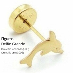 Aro Abridor Lili Modelo 907 Figuras Delfin grande Tic Laminado - Joyel