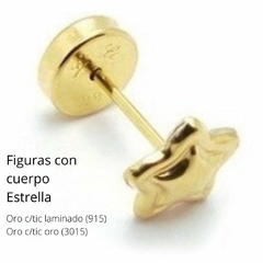 Aro Abridor Lili Modelo 915 Figuras con cuerpo Estrella Tic Laminado - Joyel