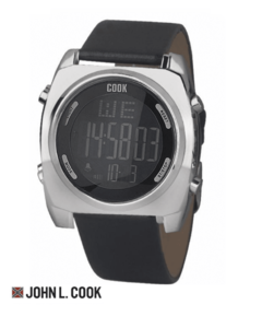 Reloj John L. Cook Unisex Cuero Digital 9286