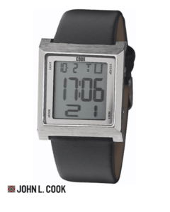 Reloj John L Cook Unisex Cuero Digital 9302